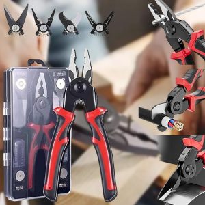 5 in 1 multifunctionele tangen- en scharen-set | UNIPLIERS