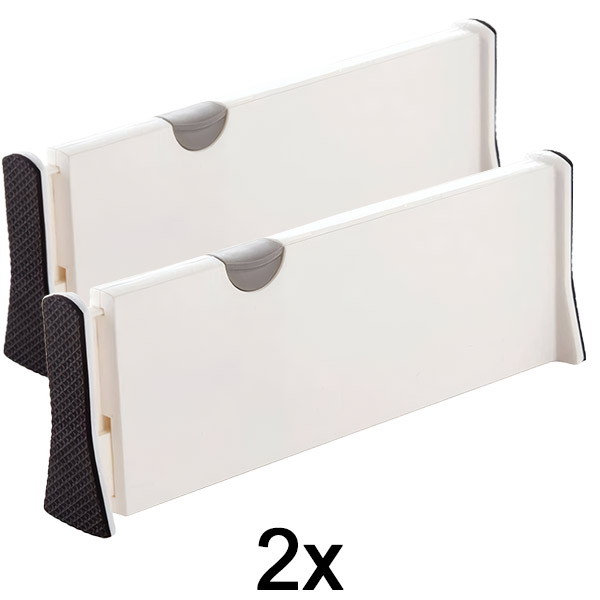 2x Verstelbare tussenschotten voor laden of planken | DIVISERINO