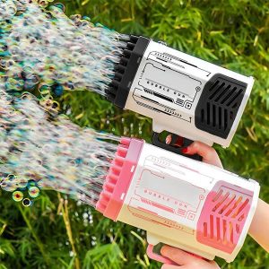 69-huls LED sæbeboblepistol | BUBBLEPUFF