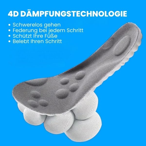 CLOUDSTEP indlægssåler ventilation