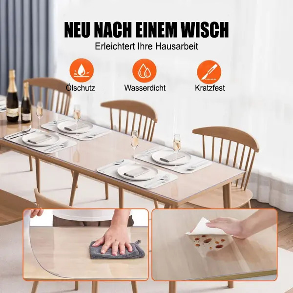 Vandafvisende PVC-borddække