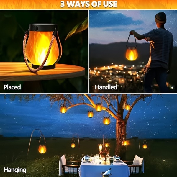 FLAMLUX solarlanterne installation