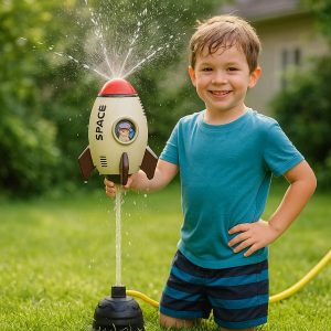 Raket-sprinkler der stiger og køler | FUNLUNCHER