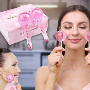 Ansigtsmassager – Iskugler (2 stk) | GLACIE