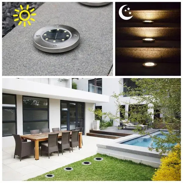 Automatisk solcellelampe