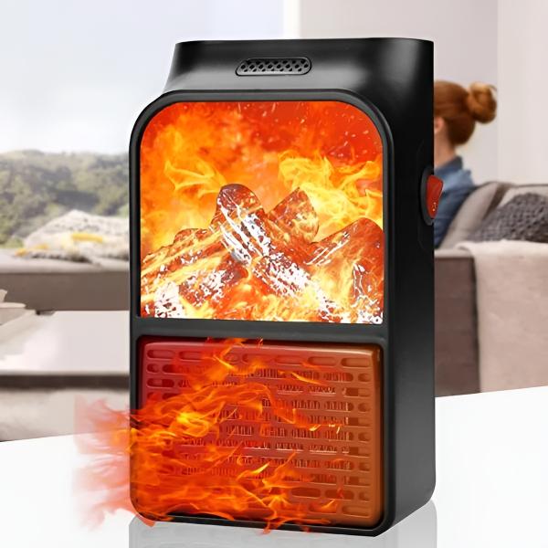 LUXIFLAME elektrisk varmeblæser