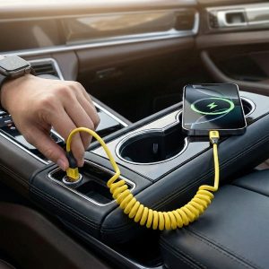 4-i-1 tilbagetrækkeligt opladningskabel | SPRINTCHARGE