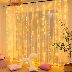 Jule LED-lysgardin - | CURLIGHT